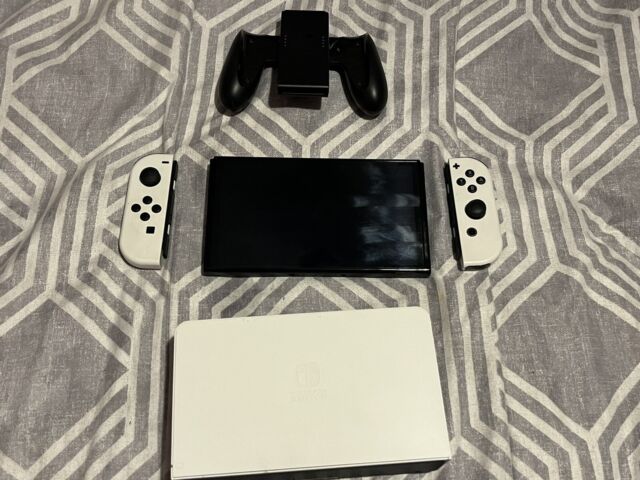 Nintendo Switch OLED Model Console System w/ White Joy-Con, USED LIGHTLY,  OPENED 45496883386