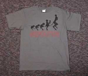 DRENOLUTION ▪ Splice Horror Sci-Fi Gray Promo T-Shirt ▪ Medium ▪ New - Picture 1 of 3