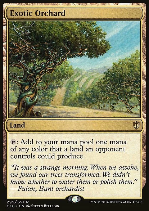 Magic the Gathering MTG Exotic Orchard (295) Commander 2016   LP - Image 1 of 1
