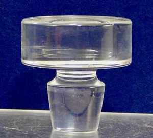 Schöner geschliffener Kristall Stopfen für eine Karaffe / Flasche - Bild 1 von 4