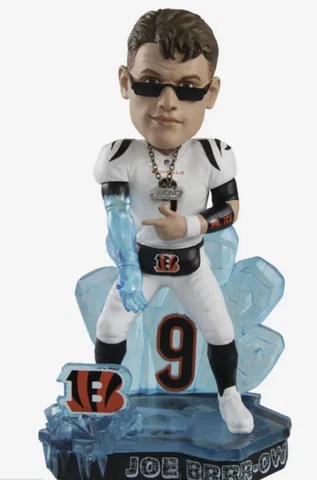 Joe Burrow Cincinnati Bengals Brrr Ice Foco Bobblehead IN HAND 🔥🔥👀 Cover