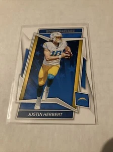 Cargadores de fútbol americano novato y estrellas #50 Justin Herbert 2022 - Imagen 1 de 1