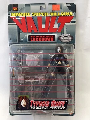 Figura de acción Toy Biz Marvel Super Villains Vault Typhoid Mary 5" 1998 coleccionista Foto 1 de 3