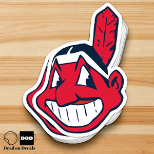 Cleveland Indians MLB Baseball Logo Decal Sticker Car Truck - BUY 2 GET 1 FREE!