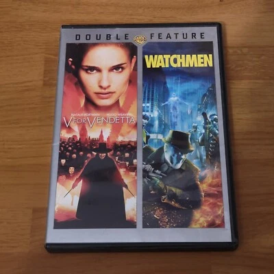 V for Vendetta/Watchmen (DVD, 2012, 2-Disc Set)  -- 📀  Double Feature  - Image 1 of 2