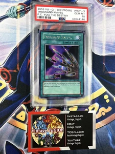 Yugioh Thousand Knives PCY-003 PSA 10 Secret Prismatic CLEAN - Picture 1 of 4
