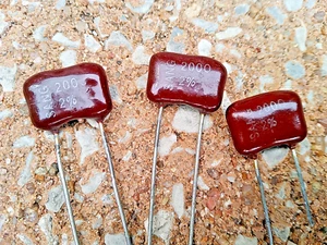 4x Sangamo 2000pf 2% Silver Mica Capacitor NEW Radial Lead - Picture 1 of 3