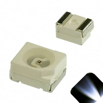 LIGHTHOUSE LEDS 50 x LED PLCC2 1210 3528 Cool Clear White SMD LEDs Super Ultra Bright PLCC-2