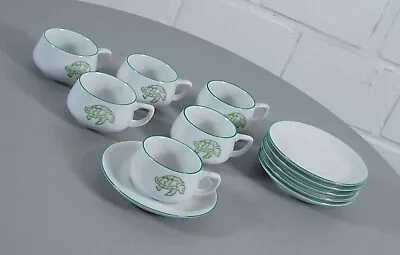 6 tasses en porcelaine Thomas pour soupe soupe tortue vintage années 1980 - Photo 1/4