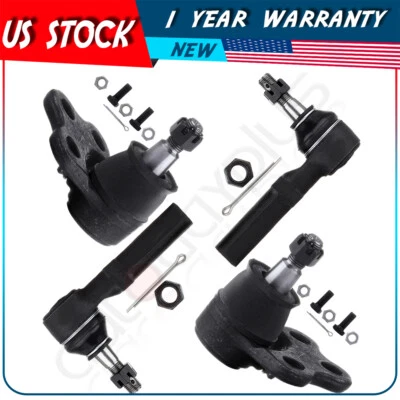 For 1997-00 01 02 03 04 Buick Regal 4Pcs Ball Joints Steering Outer Tie Rod End - Image 1 of 4