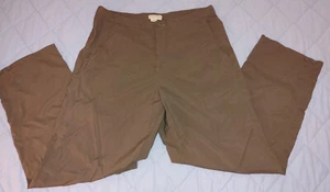 Royal Robbins Hiking Pants Women’s 16 Brown (Inseam 32) Lightweight Nylon/Lycra - Picture 1 of 14