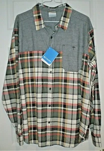 COLUMBIA DESCHUTES RIVER MENS YD LONG SLEEVE SHIRT SZ LARGE AM0082-339 NEW W TAG - Picture 1 of 8