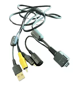 Sony Cybershot Digital Camera USB-A Audio Video Cable Zcat 2035-0930 - Picture 1 of 10