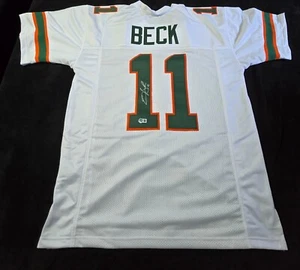 Carson Beck Miami Hurricanes signiertes individuelles Trikot Beckett Witness - Bild 1 von 4