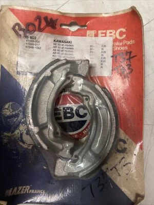 Kawasaki AE50 AR50 AE80 AR80 KC100 KH100 KM100 Brake Shoe EBC Foto 1 de 2