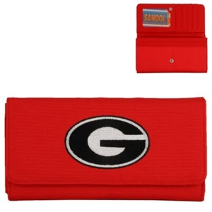 Georgia Bulldogs Aztec Necklace, Earrings and Wallet - Picture 1 of 3