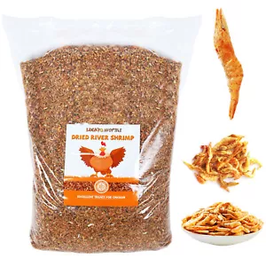 Lot Dried River Shrimp For Fish Tropicals Koi & Pond Fish Turtles Aquatic Foods - Picture 1 of 12