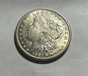 1921 Morgan Silver Dollar BU - Picture 1 of 2