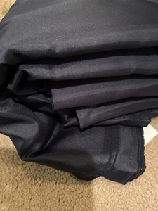 LOGANTEX - HANG FREE POLYESTER LINING - Navy Blue Color 215  BTY. - Picture 1 of 1