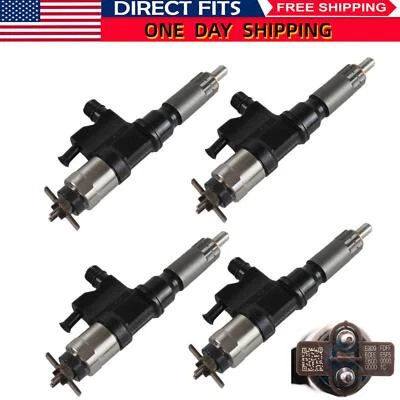 Inyector de combustible 4 piezas para Isuzu NPR NPR-HD 2001-2007 diésel 4HK1 5,2 L 4,8 L EE. UU. Foto 1 de 3