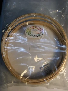 DIY Embroidery Hoops Frame Set Bamboo Wooden Hoop Rings Home Cross Stitch Tools - Picture 1 of 2