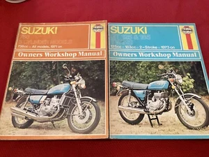 HAYNES SUZUKI 750 3 CYL MODELS 738CC & GT 125 & 185 TWINS WORKSHOP MANUALS - Picture 1 of 1