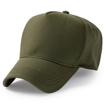 3XL Oversize 5-Panel Baseball Cap M/L/XL/2XL Men Plain Cotton Twill Large Hat - Image 1 of 4