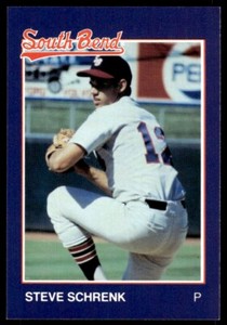 1988 Grand Slam Baseball Card Steve Schrenk A South Bend White Sox #26