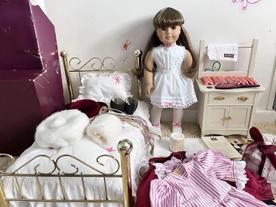 Lote Muñeca Samantha White Body Pleasant Company ~RESTAURADA~ Cama, Cómoda, Ropa Foto 1 de 4