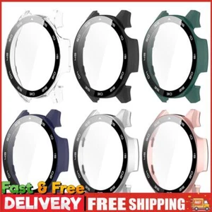 PC Tempered Glass Case Bumper Case Full Coverage Frame for Huawei Watch GT5 46mm - Zdjęcie 1 z 18