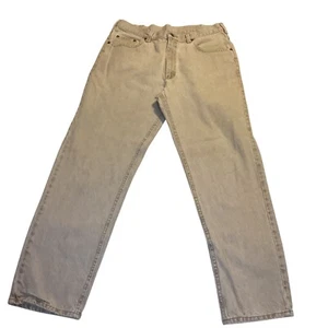 Lee Men's Premium Denim Jeans Light Brown Straight Leg 34X32 Pre-Owned Nice - Picture 1 of 4