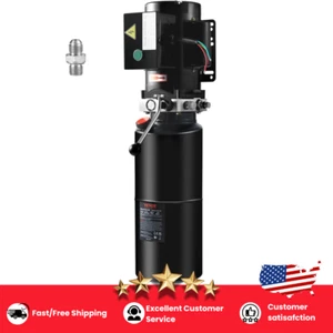  220V 10 Quart Car Lift 3HP Hydraulic Pump Power Unit Car Lift Single Phase Hydr - Picture 1 of 8