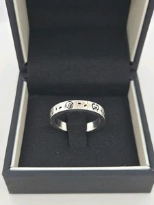 Gucci Ring, Ghost, 4 mm Sterlingsilber, Größe 9,5 - 21, neu  - Bild 1 von 7