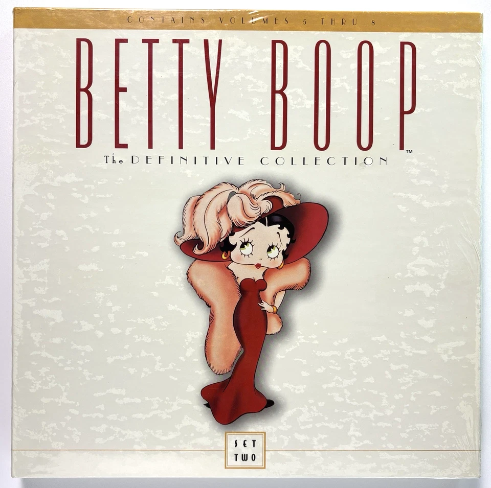 BETTY BOOP: THE DEFINITIVE COLLECTION SET 2 Laserdisc Limited Edition SEALED - Image 1 of 4