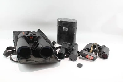 Vintage Carl Zeiss Jena, Nikon & Celestron Binoculars Mechanically Working - Image 1 of 4