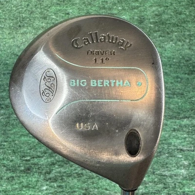 Vintage Callaway Big Bertha Driver 11° Ladies Right Hand Ladies Gems Shaft Steel - Image 1 of 4