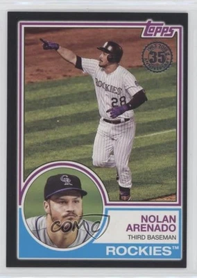 2018 Topps 1983 Topps Design Black /299 Nolan Arenado #83-58 - Image 1 of 2
