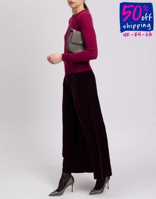 RRP€249 JUCCA Jumper Size S Cashmere Angora & Wool Blend Thin Made in Italy - Image 1 of 4