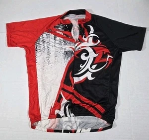 Primal Wear Herren Radtrikot 3/4 Reißverschluss rot/schwarz Large - Bild 1 von 3