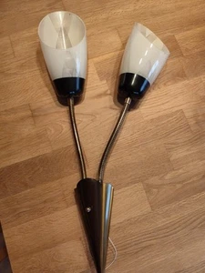 Vintage Lampe Wandlampe 60 iger Jahre Lampe Mit Schirm - Bild 1 von 12