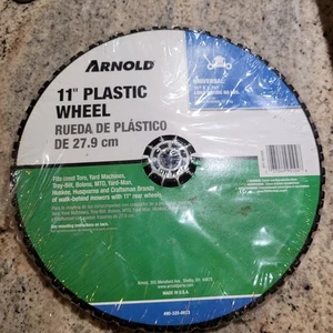 Arnold 11" Universal Plastic Wheel - MTD, Craftsman, Toro, 490-325-0023 - Picture 1 of 3
