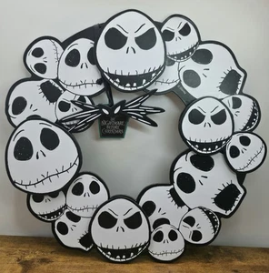 Jack Skellington Kranz Nightmare Before Christmas Halloween Fanartikel 43 cm  - Bild 1 von 15