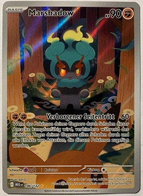 Pokemon Marshadow 146/132 Illustration Rare Deutsch Mega-Entwicklung | Near Mint - Bild 1 von 2