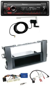 Pioneer DAB USB Lenkrad Bluetooth Autoradio für Toyota Auris 2011-2012 anthrazit - Bild 1 von 10