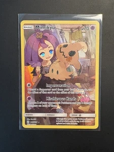 Mimikyu 245/236 (Secreto Raro) Pokemon Juego de Cartas Coleccionables Eclipse Cósmico Holo  - Imagen 1 de 2