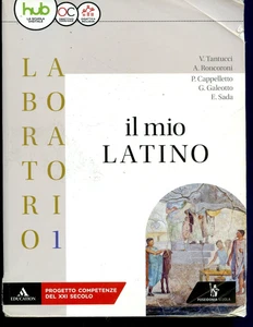2022 IL MIO LATINO - LABORATORIO 1 PIU' GRAMMATICA - COP. FLESSIBILE - 2 TOMI - Imagen 1 de 3