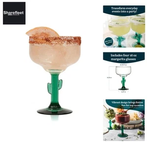 Vasos de cactus margarita, 4 unidades - Imagen 1 de 11