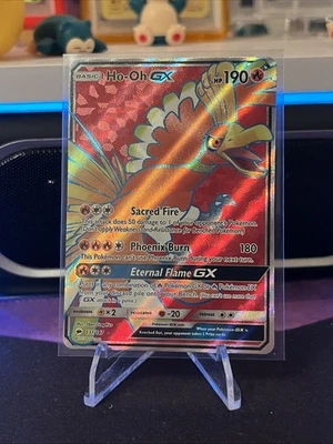 Pokemon Ho-Oh GX TCG Card 131/147 Full Art Ultra Rare Burning Shadows - Image 1 of 2