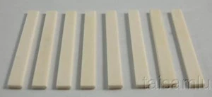Classical Guitar Bone saddle 8 pieces 80mm DJ04 - Picture 1 of 5