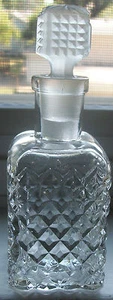 PATRÓN DIAMANTE MOLDE SOPLADO PERFUMISTA CON TAPÓN ORIGINAL BRILLANTE COMO NUEVO - Imagen 1 de 3